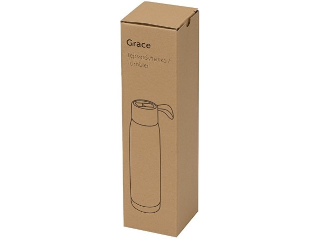 Термобутылка «Grace» 320мл, белый