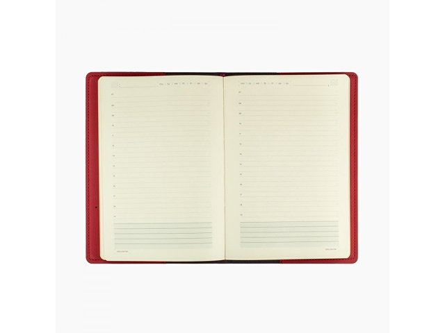 Ежедневник недатированный А5  "Oxford", бордовый
