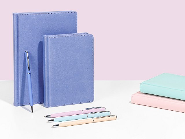 Ручка шариковая автоматическая BrunoVisconti® "PALERMO" цвет корпуса сиреневый, soft-touch, 0.7 мм