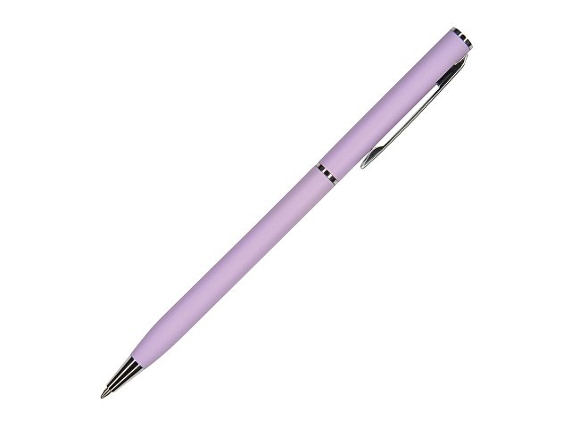 Ручка шариковая автоматическая BrunoVisconti® "PALERMO" цвет корпуса сиреневый, soft-touch, 0.7 мм