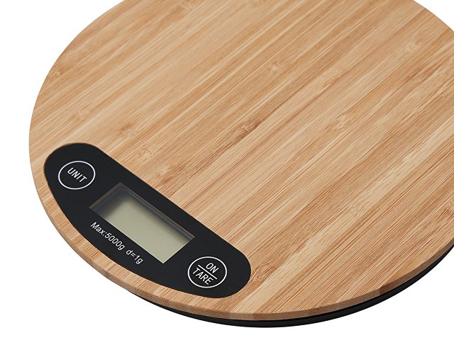 Бамбуковые кухонные весы «Scale», натуральный