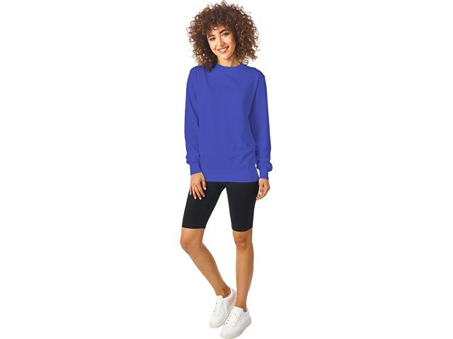 Свитшот «Warsaw» 220гр, унисекс, кл. синий