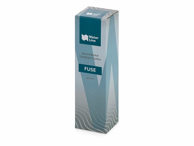 Вакуумная герметичная термобутылка «Fuse» с 360 крышкой, серебристый, 500 мл