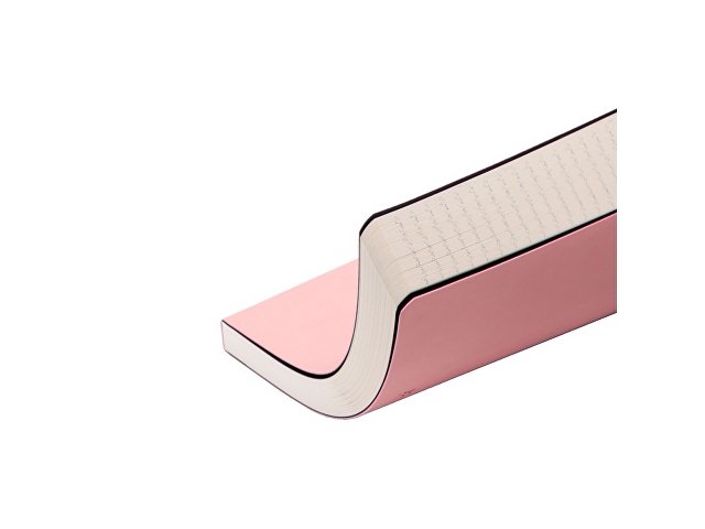 Ежедневник А5 недатированный «Megapolis Velvet Flex», розовый powder