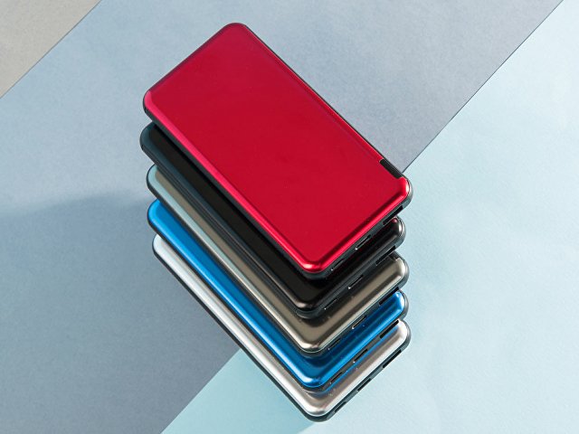 Внешний аккумулятор «Forge» v.2, металл, 10000mah, серебристый