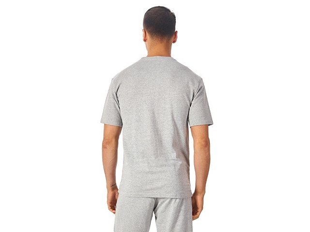 Футболка из френч терри «Warsaw» унисекс 220гр, серый меланж