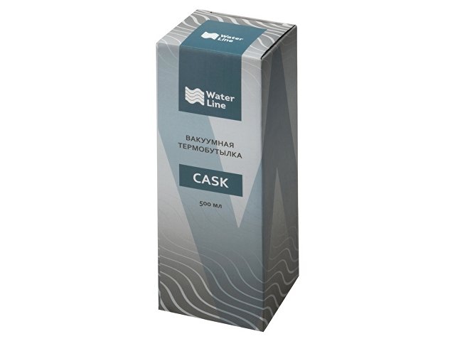 Вакуумная термобутылка "Cask" Waterline, soft touch, 500 мл, белый (Р)