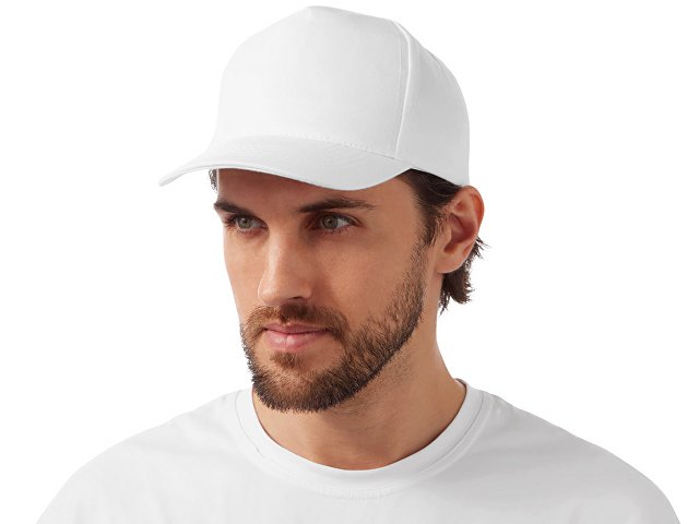 Бейсболка "Mix" 5-ти панельная 180 гр, белый