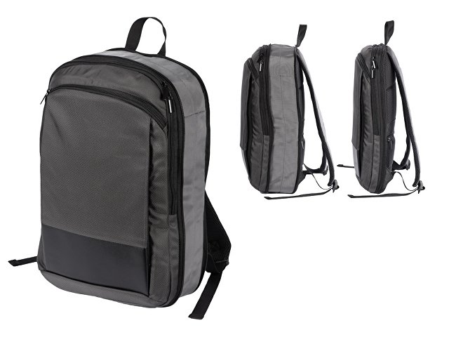 Расширяющийся рюкзак Slimbag для ноутбука 15,6", серый
