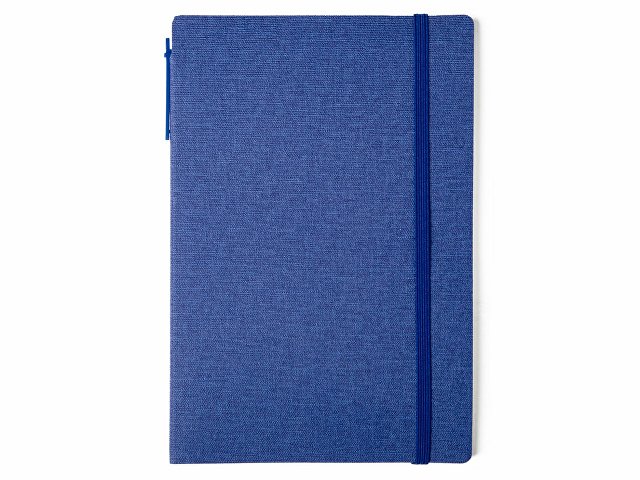 Блокнот с ручкой и набором стикеров А5 "Write and stick", синий