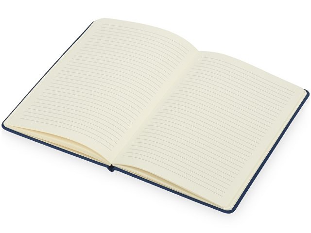 Блокнот "Wispy", твердая обложка A5, 64 листа в линейку, синий