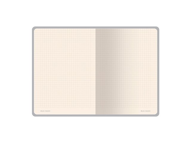 Бизнес тетрадь А5 "Megapolis flex" 60 л. soft touch клетка, синий
