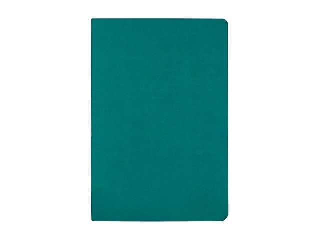 Бизнес тетрадь А5 "Megapolis flex" 60 л. soft touch клетка, морская волна
