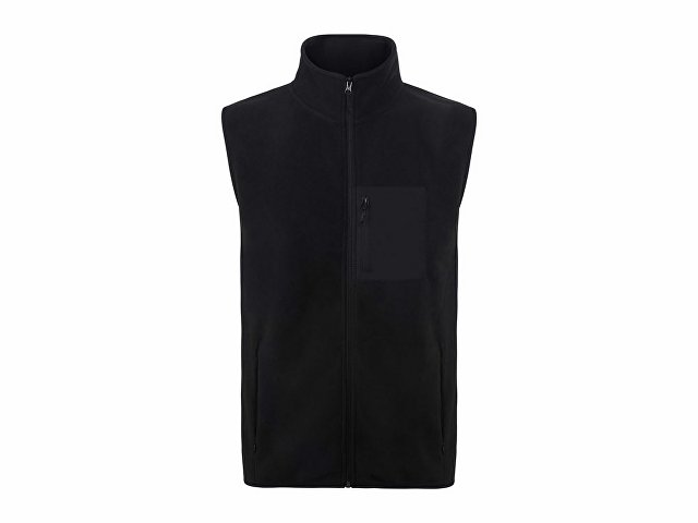 Жилет флисовый «Trondheim» унисекс, черный