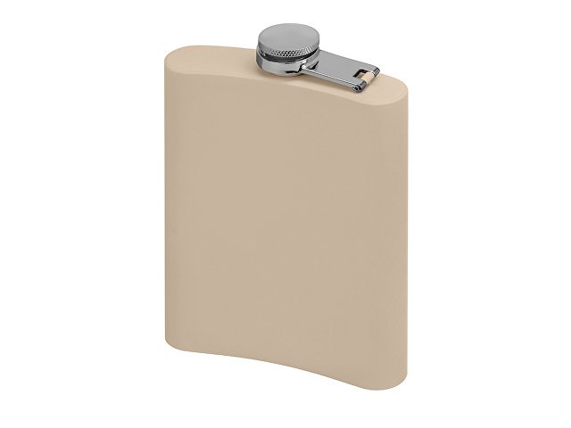 Фляжка 240 мл Remarque soft touch, 304 сталь, бежевый