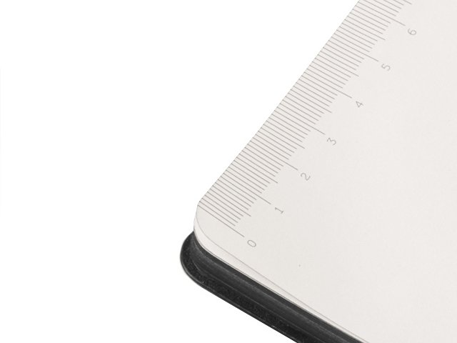 Блокнот А5 "Notepeno Max", 96 листов 80 гр/м2 белой FSC бумаги, черный