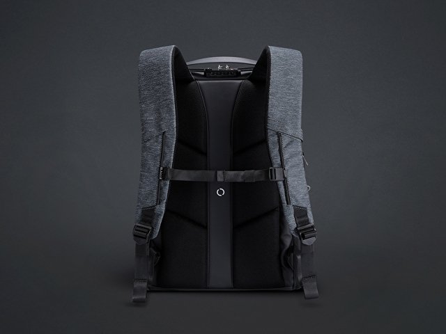 Антикражный рюкзак FlexPackPro для ноутбука 15.6", серый/черный