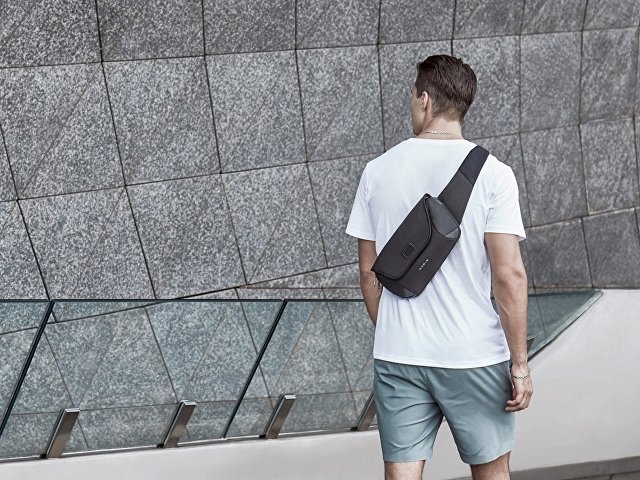 Антикражная сумка на пояс Clickpack, черный