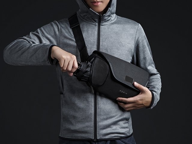 Антикражная сумка на пояс Clickpack, черный