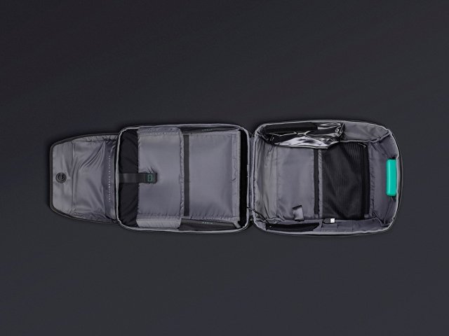 Водостойкий антикражный рюкзак Clickpack для ноутбука 15.6", черный