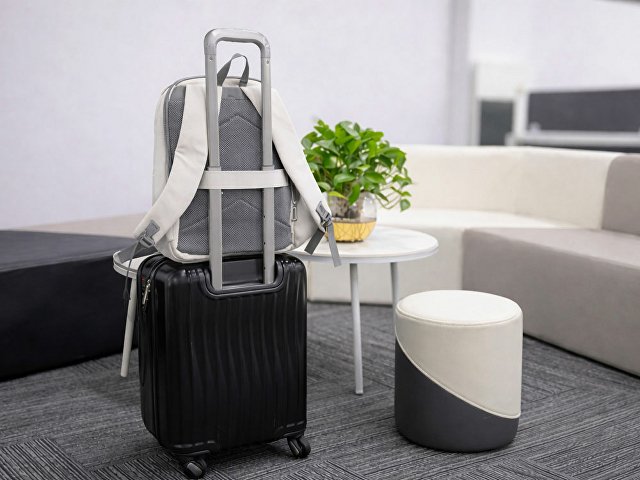 Рюкзак с защитой от краж "Phantom Mini", белый