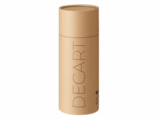Вакуумная термокружка "Decart", 450 мл, тубус, серебристый (Р)