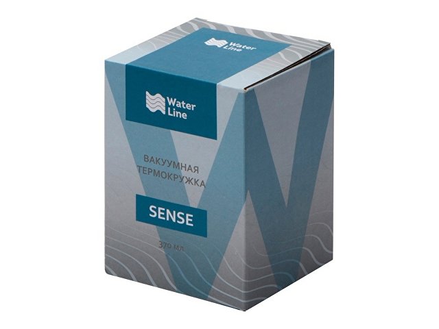 Вакуумная термокружка "Sense", непротекаемая крышка, серый (Р)