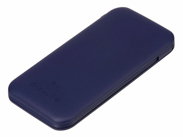 Внешний беспроводной аккумулятор с подсветкой лого «Astro», 10000 mAh, темно-синий (Р)