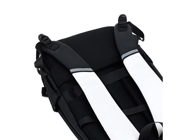Рюкзак спортивный TORBER ЭКСТРИМ 18", белый/чёрный, 31 х 12 х 46 см, 17л