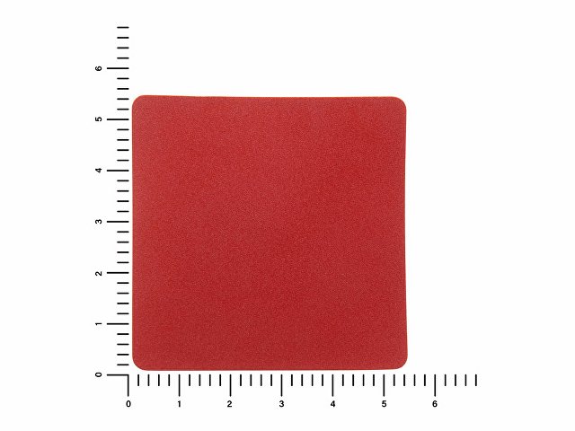 ПАТЧ КВАДРАТ nubuk (красный) 5,5 х 5,5 см