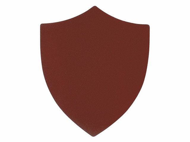 ПАТЧ ЩИТ nubuk (коричневый ) 6,6 х 5,5 см