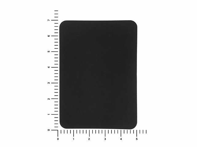 ПАТЧ ПРЯМОУГОЛНЫЙ soft-touch (чёрный) 5,0 х 7,0 см