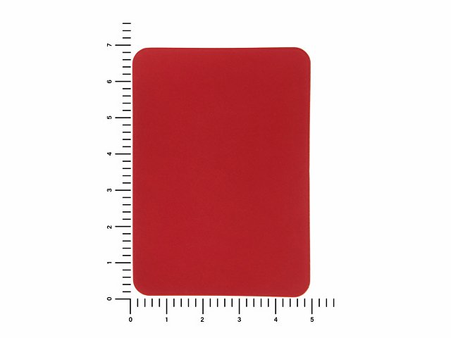 ПАТЧ ПРЯМОУГОЛНЫЙ soft-touch (красный) 5,0 х 7,0 см