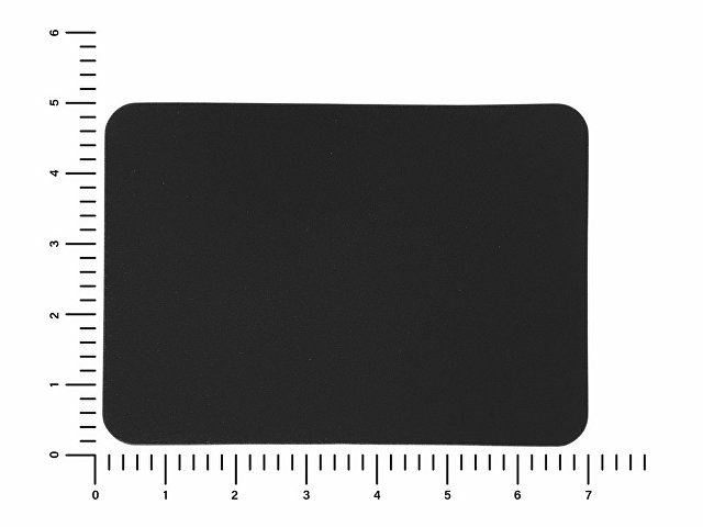 ПАТЧ ПРЯМОУГОЛНЫЙ nubuk (чёрный) 5,0 х 7,0 см