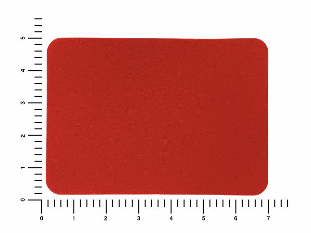 ПАТЧ ПРЯМОУГОЛНЫЙ nubuk (красный) 5,0 х 7,0 см