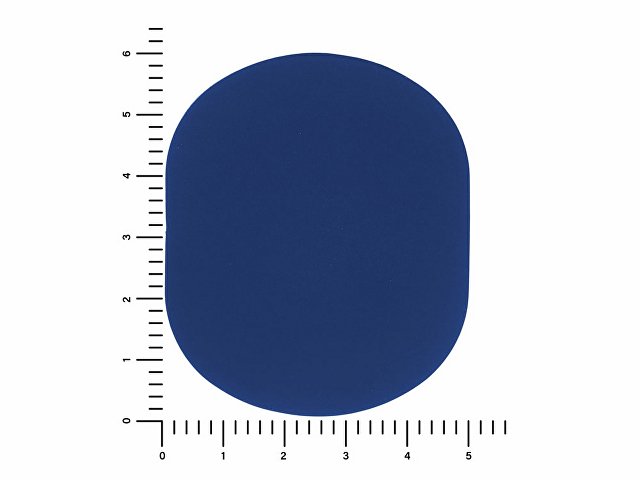 ПАТЧ ОВАЛ soft-touch (синий) 6,0 х 5,0 см