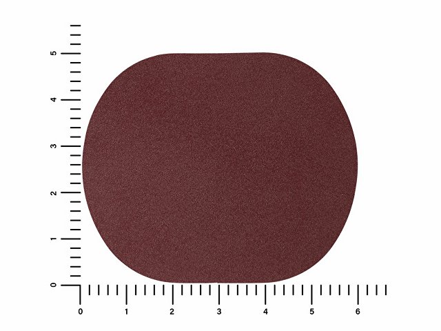 ПАТЧ ОВАЛ nubuk (коричневый ) 6,0 х 5,0 см