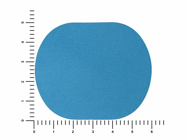 ПАТЧ ОВАЛ nubuk (голубой) 6,0 х 5,0 см