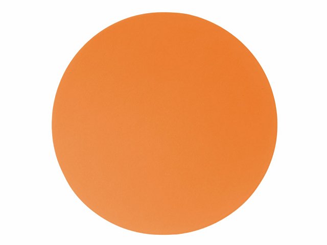 ПАТЧ КРУГ soft-touch (оранжевый ) 6,0 х 6,0 см