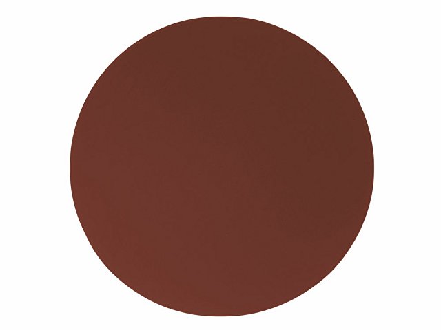 ПАТЧ КРУГ soft-touch (коричневый ) 6,0 х 6,0 см