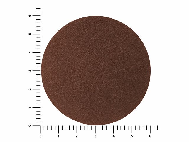 ПАТЧ КРУГ nubuk (коричневый ) 6,0 х 6,0 см