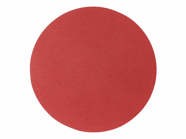 ПАТЧ КРУГ nubuk (красный) 6,0 х 6,0 см