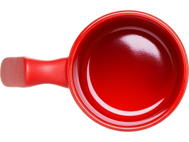 Кружка матовая с прямой ручкой "Axio", 360 мл, красный