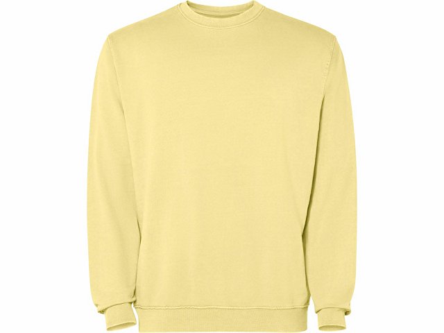 Свитшот «Jaya» унисекс, солнечно-желтый выстиранный WASHED