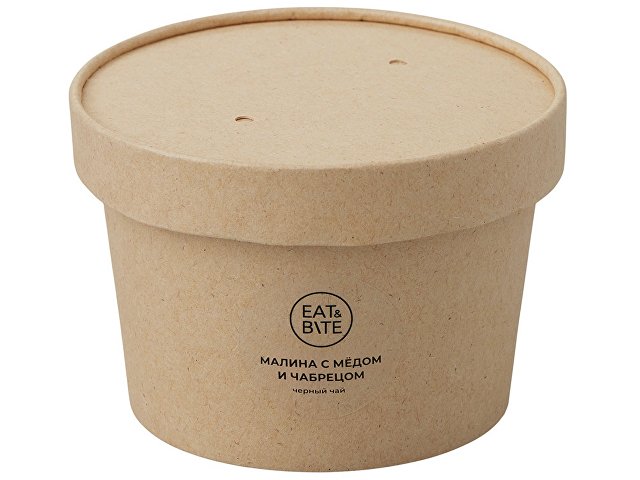 Чай черный "Малина с медом и чабрецом" в картонном стаканчике, 50 гр.