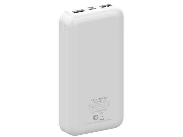 Портативный внешний аккумулятор SM20000 White (Р)