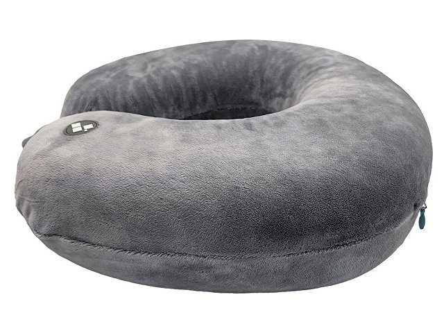 Подушка для путешествий с эффектом памяти Мемо "Drowsy" Grey