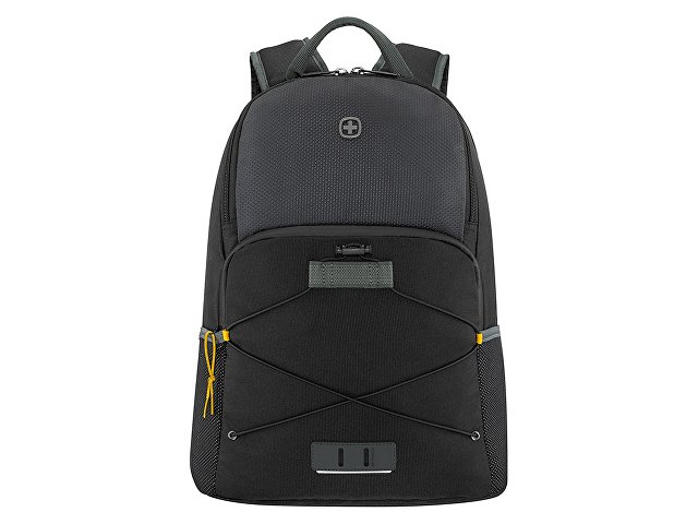 Рюкзак WENGER Trayl 15.6", чёрный, переработанный ПЭТ, 34 x 20 x 45 см, 22 л.