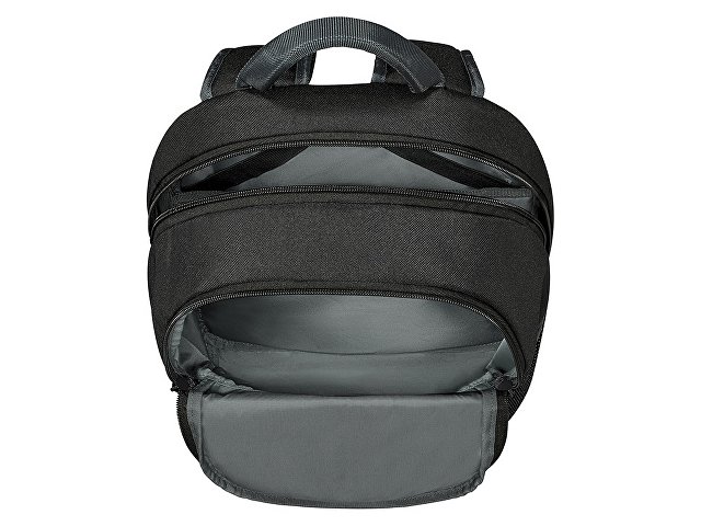 Рюкзак WENGER Trayl 15.6", чёрный, переработанный ПЭТ, 34 x 20 x 45 см, 22 л.