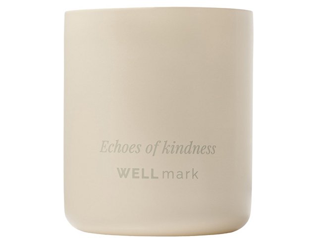 Ароматическая свеча Wellmark "Echoes of Kindness"- Ecru бежевый